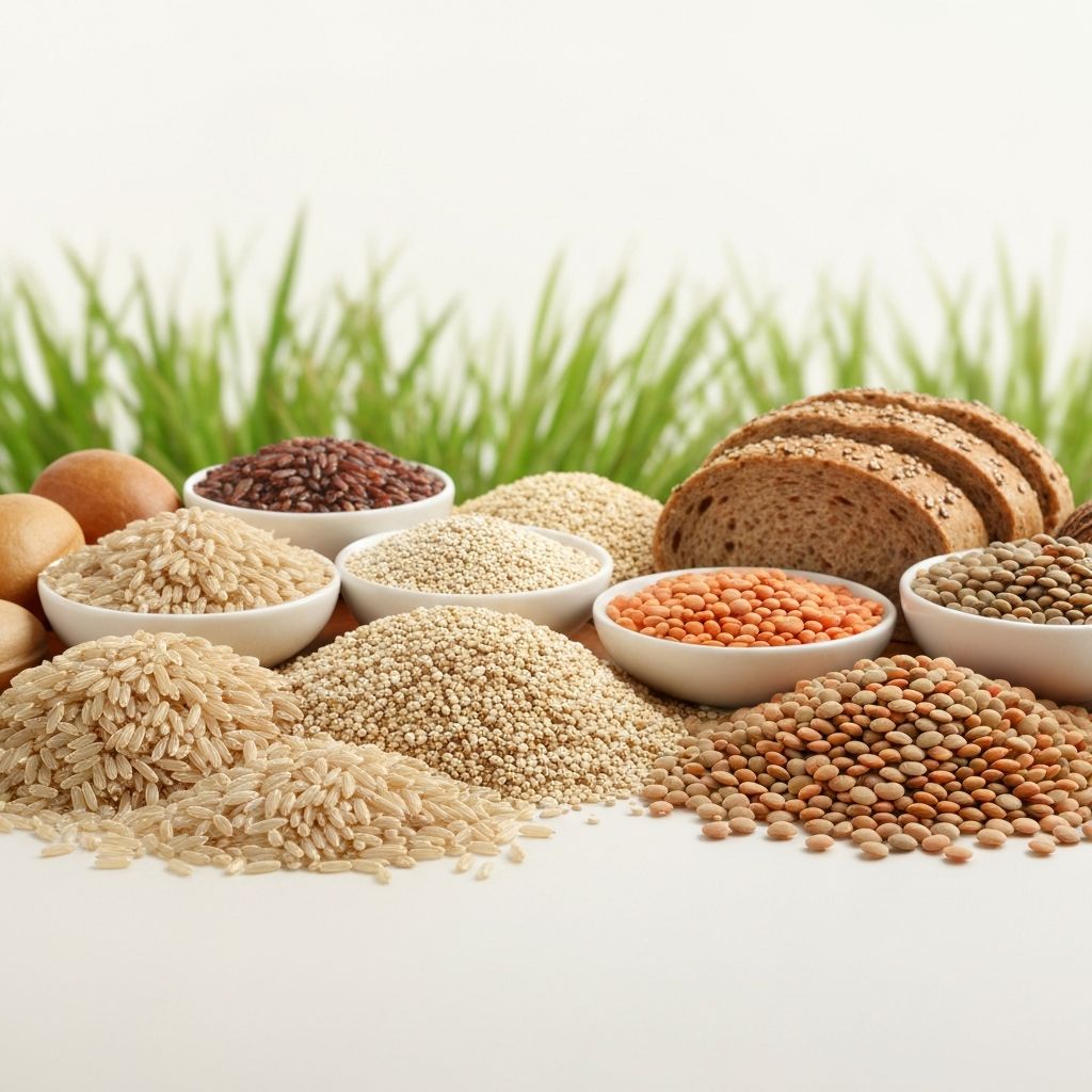 Whole grains and legumes
